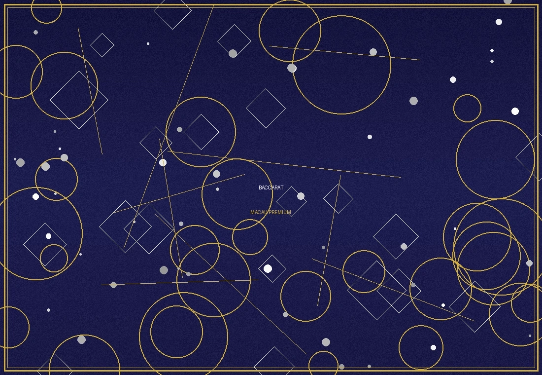 新葡京百家乐牌桌近景